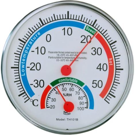 Thermomètre et hygromètre à aiguille, version anglaise pour le commerce international, thermomètre pour l'exportation, usage domestique, Fahrenheit Celsius (1/5)