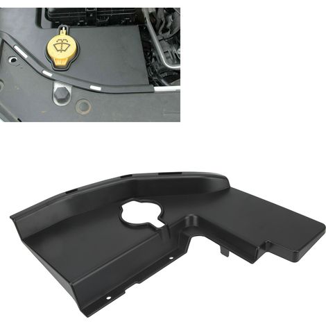 Panneaux latéraux noirs pour compartiment moteur Dodge Charger Challenger Chrysler 300/300c 2011-2021 (1/5)