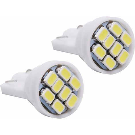Éclairage automobile LED, lot de 10 unités, réf. T10/W5W, 12V, pour usage professionnel.-AquaForge (1/4)