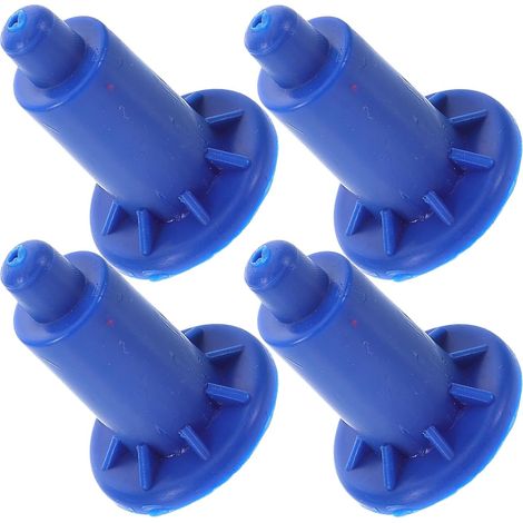 Guide Inférieur pour Porte Coulissante en Verre 5-14mm, Lot de 4 Pièces en Alliage D'aluminium Roulettes Réglables et Protection Anti-usure pour Salle de Bain (1/5)