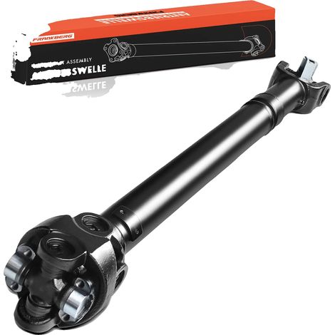 Eje de transmisión, longitud 740 mm, material de acero, compatible con Jeep Cherokee XJ / Jeep Comanche MJ, diseño de una sola pieza. (1/5)