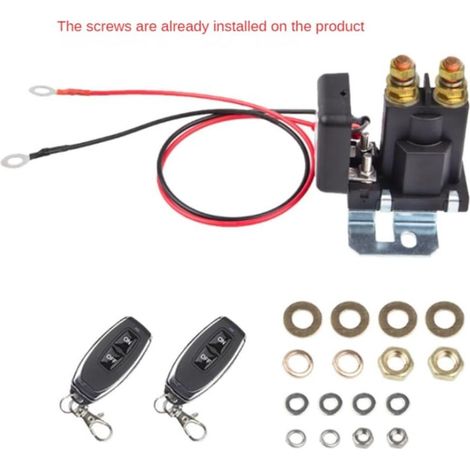 Power protector, car remote power cut-off, 12V/24V car battery remote master switch, car relay (1/4)