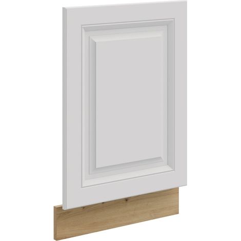 Frontblende für integrierten Geschirrspüler 45 cm Stilo Weiß + Eiche Artisan (1/2)