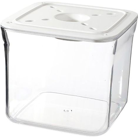 Kit di avviamento per acquario, mini acquario a cubo, acquario compatto da tavolo. Per pesci Betta, pesci rossi, lumache, gamberetti e piante acquatiche (lampada inclusa). (1/5)
