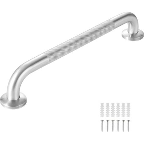 Stainless steel bath and toilet grab bar, 30/40/45 cm, non-slip, towel rail - AquaForge