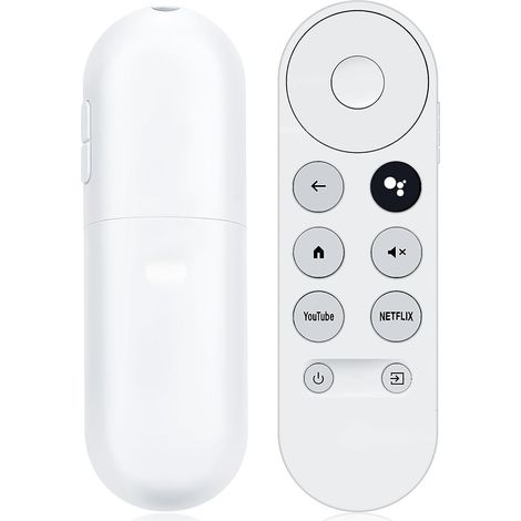 Lntyq – Télécommande Bluetooth IR pour Google Chromecast 2020 – Commande vocale – Boutons Netflix et YouTube – Compatible 4K - G9N9N
