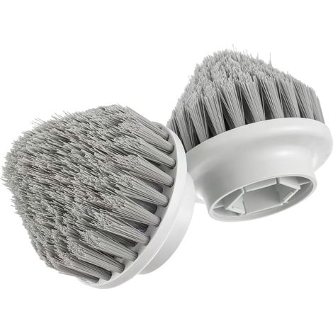 Lot de 2 brosses de Rechange Spin Power Scrubber, pour Accessoires de Nettoyage Synoshi, brosses de Nettoyage électriques, idéales pour Tous Les Coins et Les endroits Difficiles d'accès (1/5)