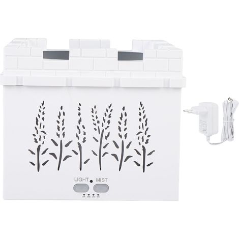 Diffuseur flamme humidificateur silencieux lumière colorée 400ml – Machine parfum minuterie maison chambre bureau EU 100-240V, parfum (1/5)