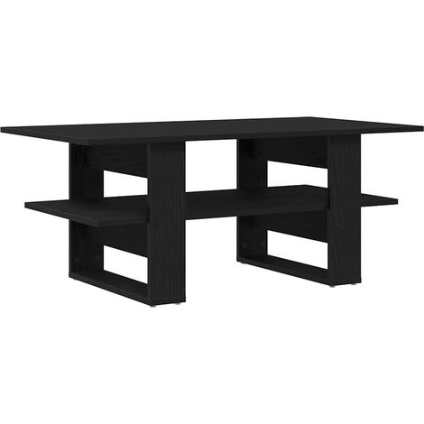 Maison Exclusive - Couchtisch Schwarz Eichen-Optik 102 x 55 x 42