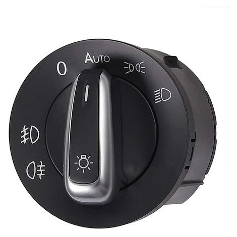 Interrupteur de Phare 5ND941431B, 10 Broches Interrupteur d'Éclairage Principal Interrupteur de Commande pour VW: Golf, Eos, Scirocco, Tiguan, Touran, Caddy, Passat (1/5)