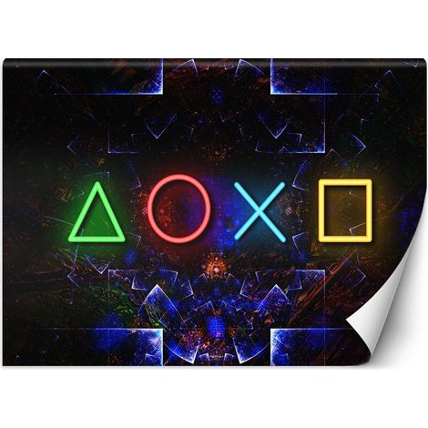 Papier peint Symboles de la console de jeu pour la chambre du joueur 450x315 (1/5)