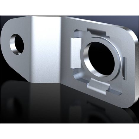 Rittal KX 1594.100 Supporto a parete Acciaio inox 4 pz. (1/2)