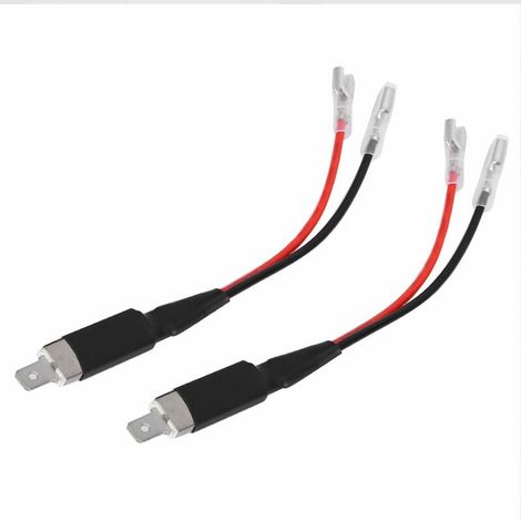 Câble de conversion H1 LED, 2 pièces H1 LED connecteur de câblage de conversion unique adaptateur de support de câble pour ampoules de phare LED (1/5)
