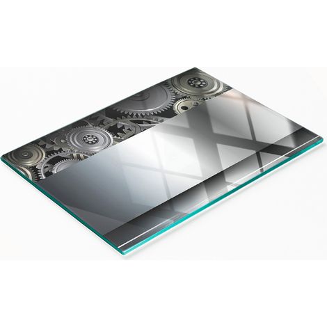 Planche décorative multifonctionnelle pour cuisine, texture durcie, 80 x 52 cm (1/5)