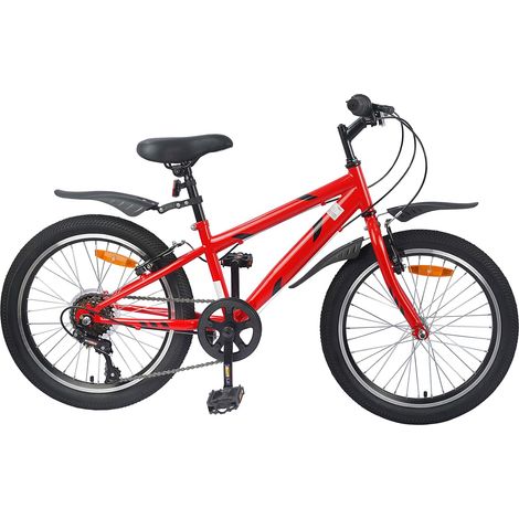 Teenpull – Kinderfahrrad 20 Zoll 6-Speed für 6-11 Jahre alt Rot (1/5)
