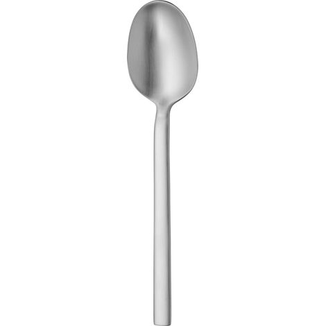Cuillère à dîner 20,3 cm, acier inoxydable mat, va au lave-vaisselle (1/3)
