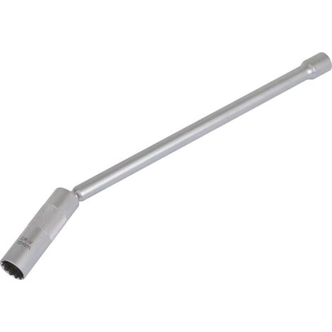 Sealey AK6576 Spark Plug Socket with Universal Joint & Extension 3/8""Sq Drive 12-Point 16mm