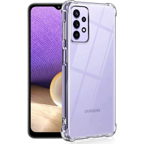 COQUE POUR SAMSUNG GALAXY A72 5G TRANSPARENTE 2X VERRE TREMPÉ APPAREIL PHOTO (1/3)