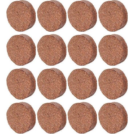 Blocs de terreau pour pépinière, compatibles avec la plantation de légumes, 20 pièces, couleurs assorties (1/5)