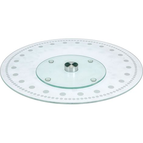 Drehteller aus Glas, 30 cm