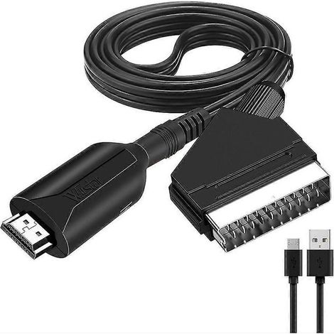 Câble HDMI vers SCART de 1 mètre pour connexion directe (1/5)