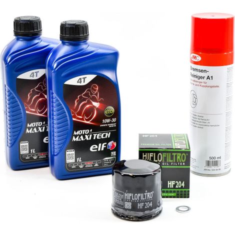 Kit Entretien Vidange Standard pour HONDA SH 300 de 2007 à 2019 - ELF MOTO 4 MAXI TECH 10w30 2L