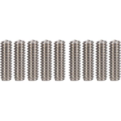 50-teiliges Set aus kopflosen M2x6-Schrauben aus Edelstahl A2-70, verschiedene Befestigungselemente, Edelstahl-Druckschraubenset (1/5)