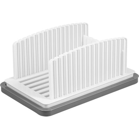 Trancheuse réglable pour pain maison, design pliable, ramasse-miettes, pour toasts, bagels et sandwichs.-AquaForge (1/5)