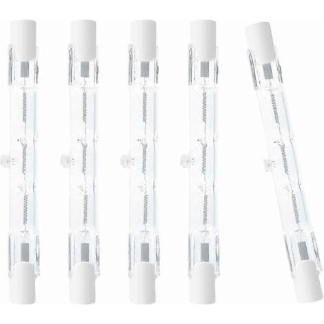 R7s halogen bulbs, 78 mm, 150 W, dimmable for ceiling and outdoor lighting. (1/3)