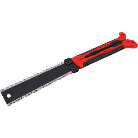 Scie pliante SK5, lame en acier à haute teneur en carbone, outil portatif pour l'élagage, la coupe du bois, le camping et les travaux de jardinage.