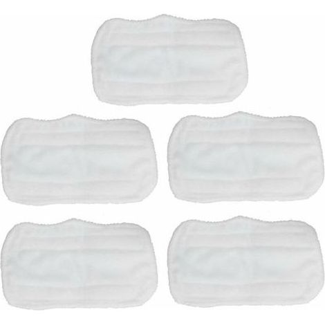 Lot de Tampons Microfibre pour Balai Vapeur Shark S3101 S3250 SK140 SK460 SS460WM XT3010 S1001 SP100K Lavables et Réutilisables (1/5)