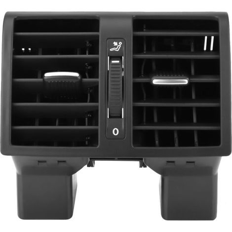 Hecklüftungsgitter für Touran und Caddy (2004–2015) – Schwarzer Kunststoff – Einfache Montage – Abmessungen: 13,4 x 8,9 x 13 cm – 1T0819203 (1/5)