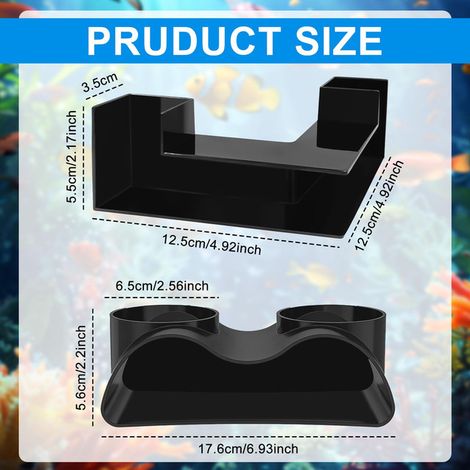 Boîte d'élevage et abri décoratif pour aquarium en ABS (1/5)