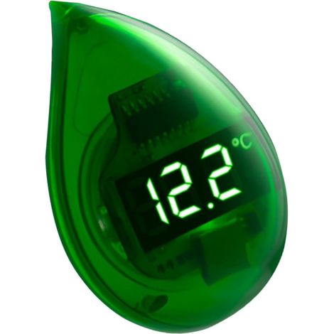 2 Pièces thermomètre pour aquarium thermomètre digital température du réservoir LED dispositif de capteur de température d'aquarium Poisson tropical récipient hygromètre outil