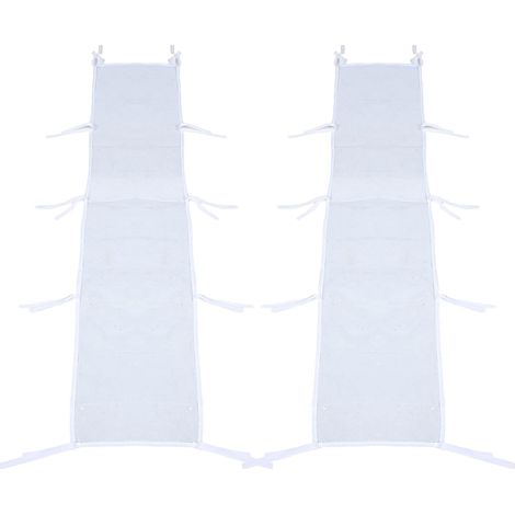 2 Pièces Gouttière Imperméable de 4,4m pour Tentes Pliantes et Abris Pop-up, Protection Stable la Pluie Gestion des Eaux de Pluie pour Fêtes et Festivals (1/5)