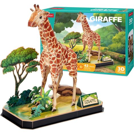 Rompecabezas 3D de animales: Jirafa 8578 (1/5)