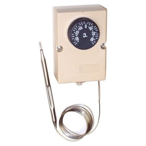 Termostato de Capilar Prodigy F2000  Rango -35°C a +35°C  16A Alta Capacidad  3 Contactos  Sonda de 1500mm