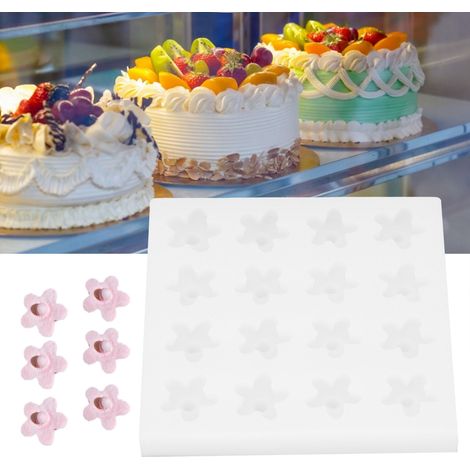 Joli petit moule à fleur à 5 pétales, moule à chocolat pour la décoration de gâteaux et pâtisseries (1/5)