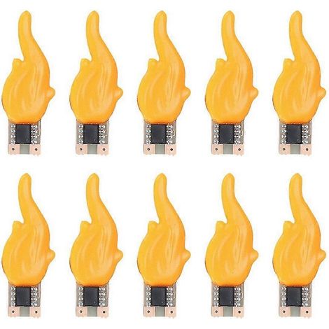 Ampoule LED décorative effet flamme clignotante 1800K blanc chaud pour anniversaire et camping (1/5)