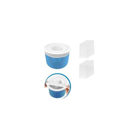 Lot de 20 chaussettes pour skimmer de piscine – Filtre fin en nylon ultrafine – Élimine feuilles, pollen et mousse – Dimensions 22 x 13 cm (1/5)