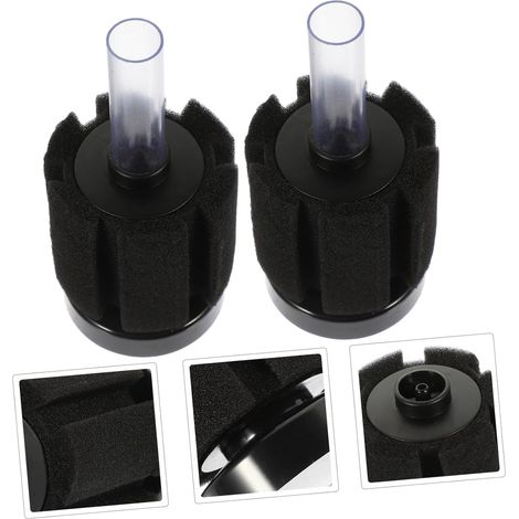 4 Pieces Aquarium Filter Small Sponge Filter Sponge Brine Shrimp Hatchery Sponge Pre-Filter Fish Filter Sponge 5 Gallon Aquarium Kit Abs Main280 (1/4)