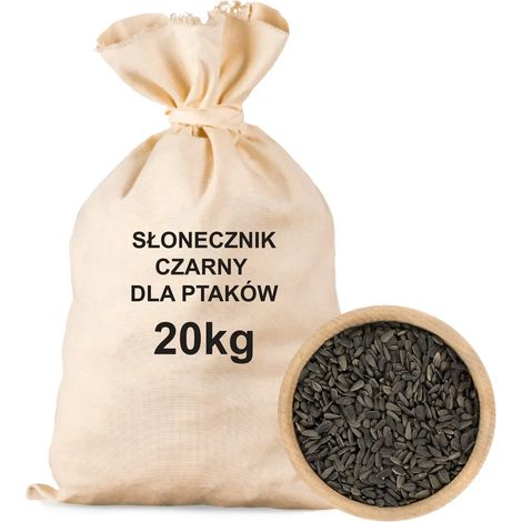 Graines de tournesol noires pour oiseaux 20 kg (1/3)