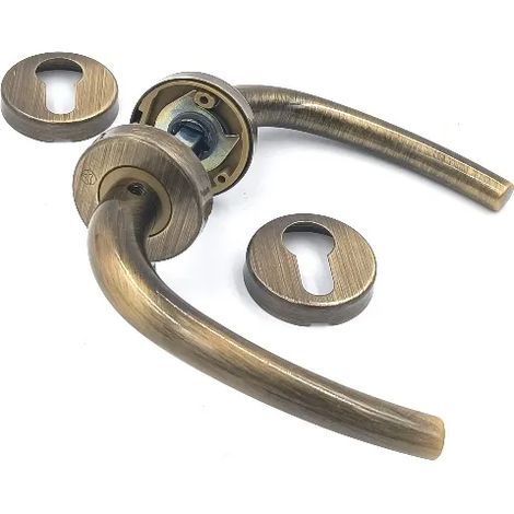 MANIGLIA GPB MILENA RB8 YALE BRONZATO (1/4)