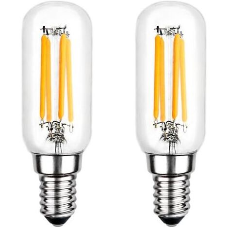 LED-Lampe, T25 E14, 4 W, warmweiß (2700 K), 400 lm, Röhrenglühlampe für Dunstabzugshauben, nicht dimmbar, 2er-Pack (1/5)