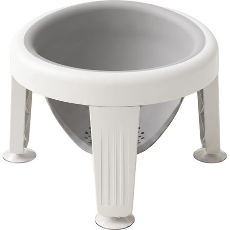 Babybadewannensitz, Ergonomisches Design, Rutschfeste Basis, GRAU (1/2)
