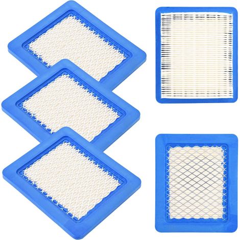 5er-Pack hochwertige Ersatz-Luftfilter für Briggs & Stratton Rasenmäher 491588, 491588S und 399959 (1/5)