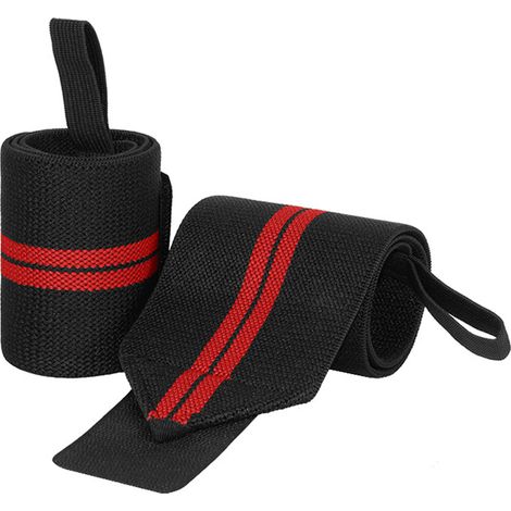 Sangle De Poignet - Nylon - Pour Halterophilie Et Force - Avec Boucle Pour Le Pouce - Par Paire (1/5)