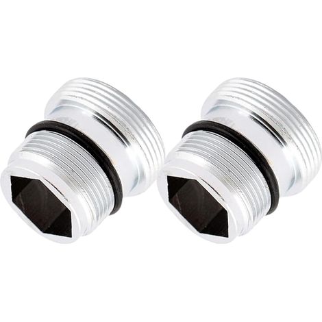Lot de 2 Connecteur de Robinet en Métal, Adaptateur Robinet Mitigeur, Adaptateurs de Robinet M18 vers M22 Mâle, pour Cuisine et Salle de Bain (1/5)