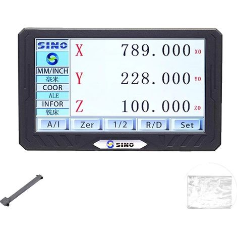 SINO SDS200S DRO, Lecture 3 Axes, Résolution 0,005 mm (1/2)