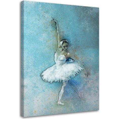 Tableau sur toile Ballerines blanches 70x100 (1/5)